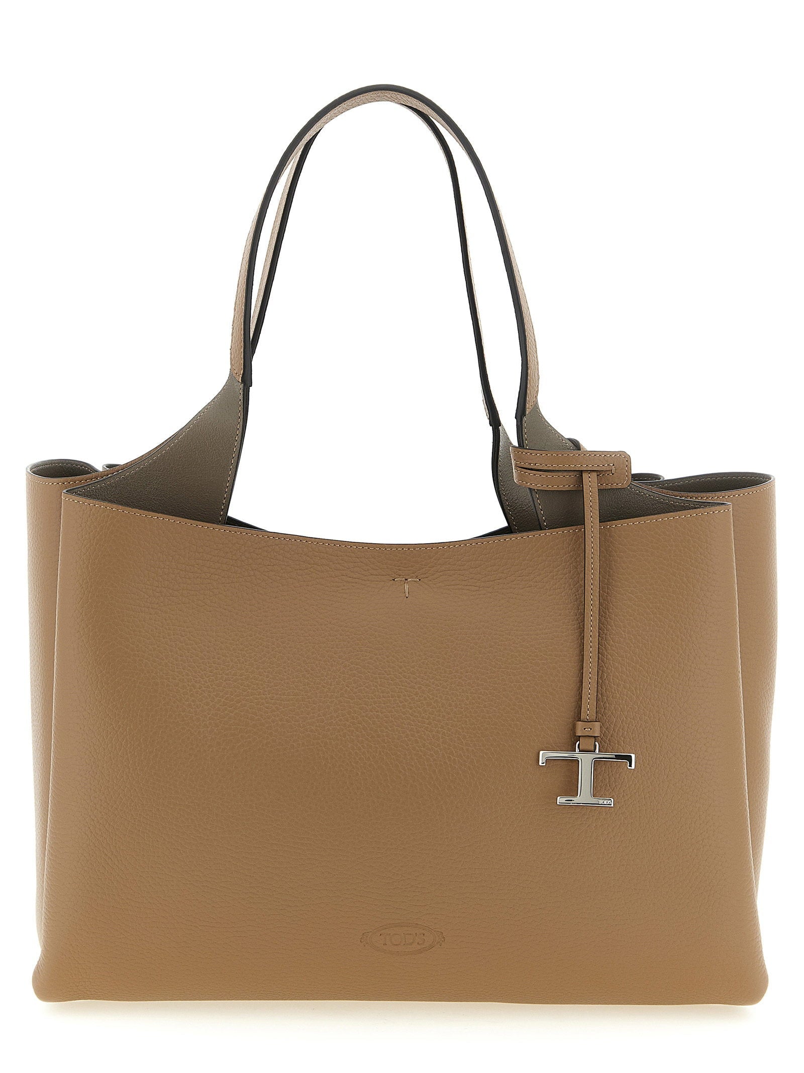 Tod's T Timeless Shoulder Bag — Camel