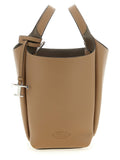 Tod's T Timeless Bucket Bag — Beige