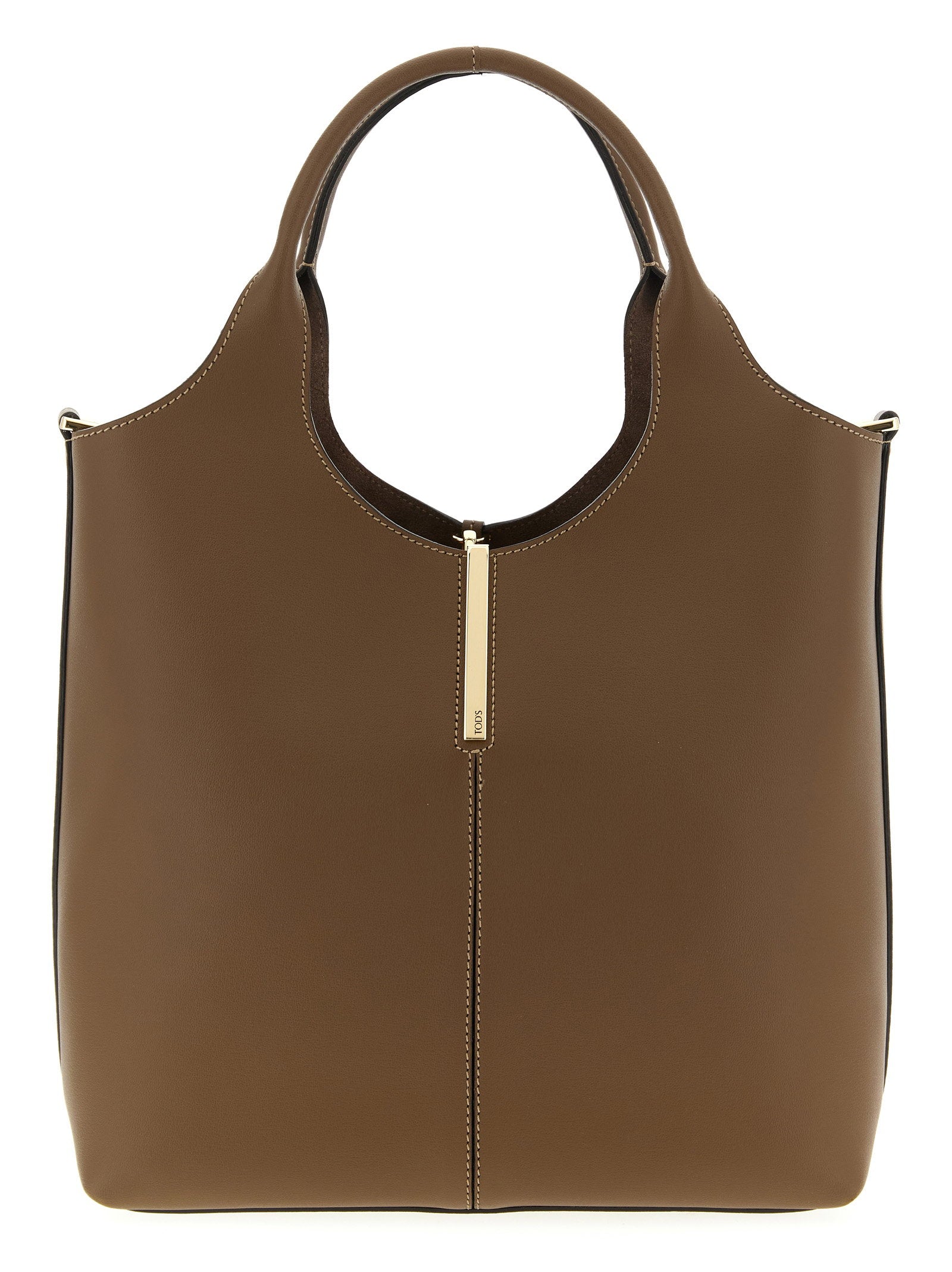Tod's Ebr Handbag — Taupe