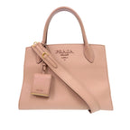Medium Saffiano Cuir Monochrome Top Handle Tote