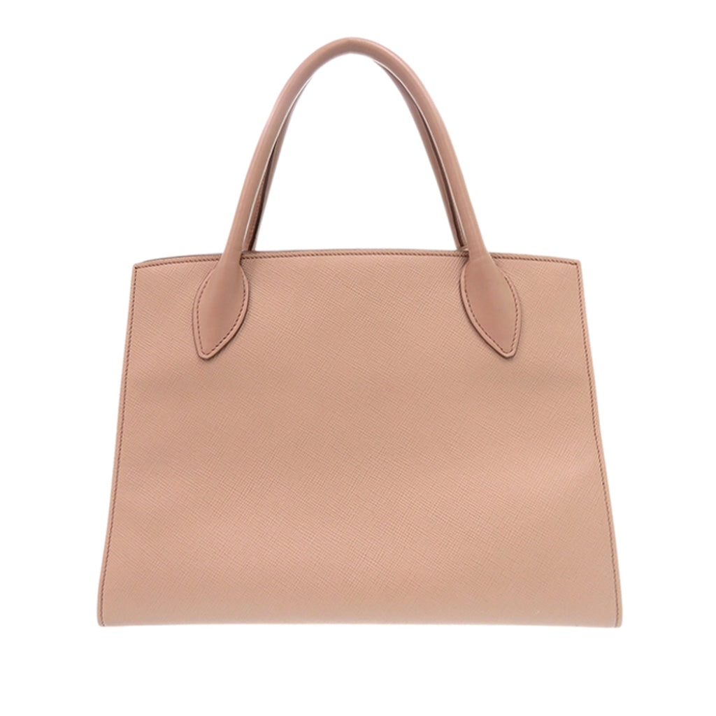 Medium Saffiano Cuir Monochrome Top Handle Tote