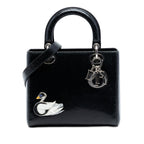Medium Ceramic Effect Deerskin Jeweled Swan Lady Dior