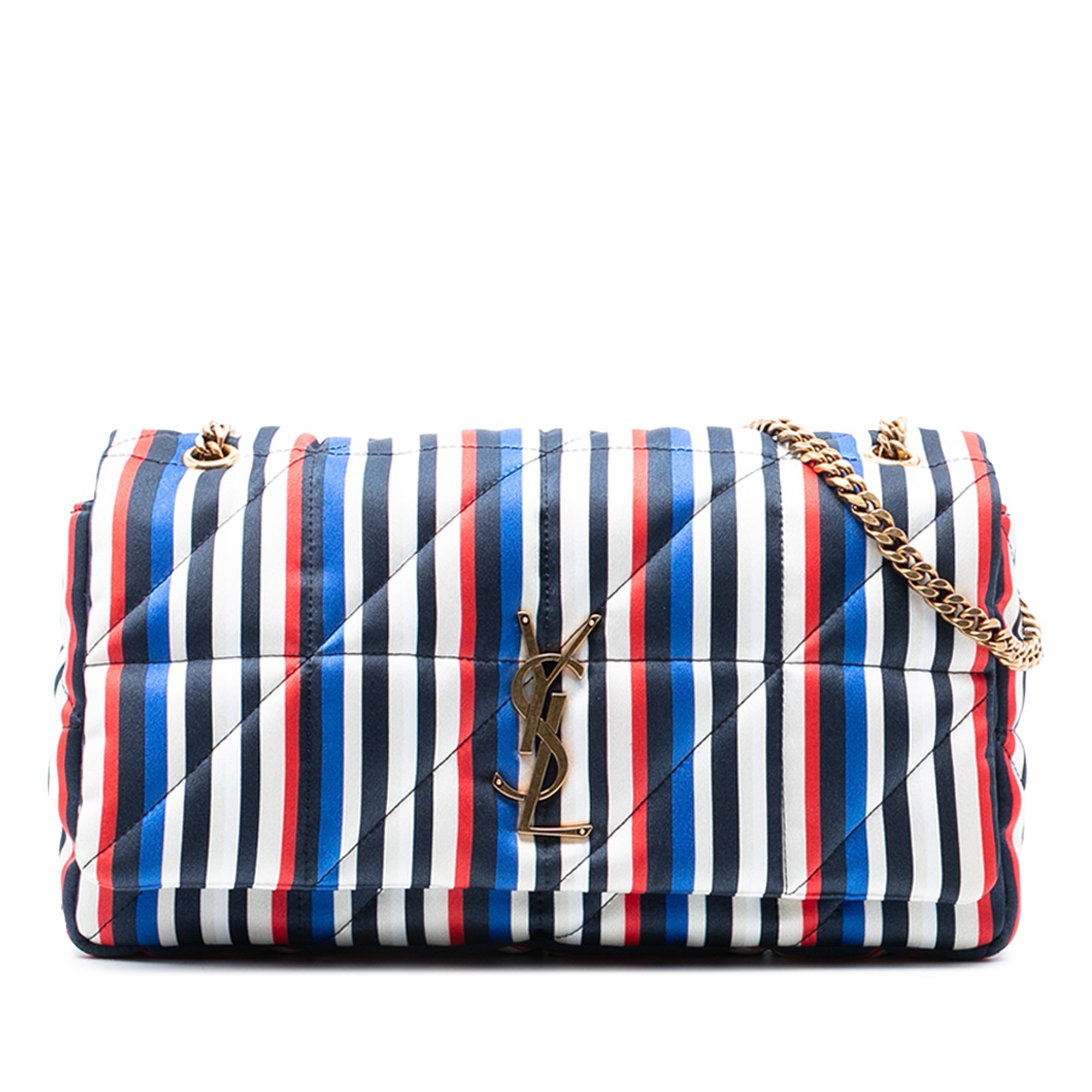Medium Quilted Silk Carre Patchwork Jamie Shoulder Bag