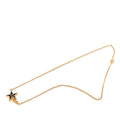 Gold Plated Enamel Coco Star Pendant Necklace