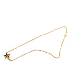 Gold Plated Enamel Coco Star Pendant Necklace