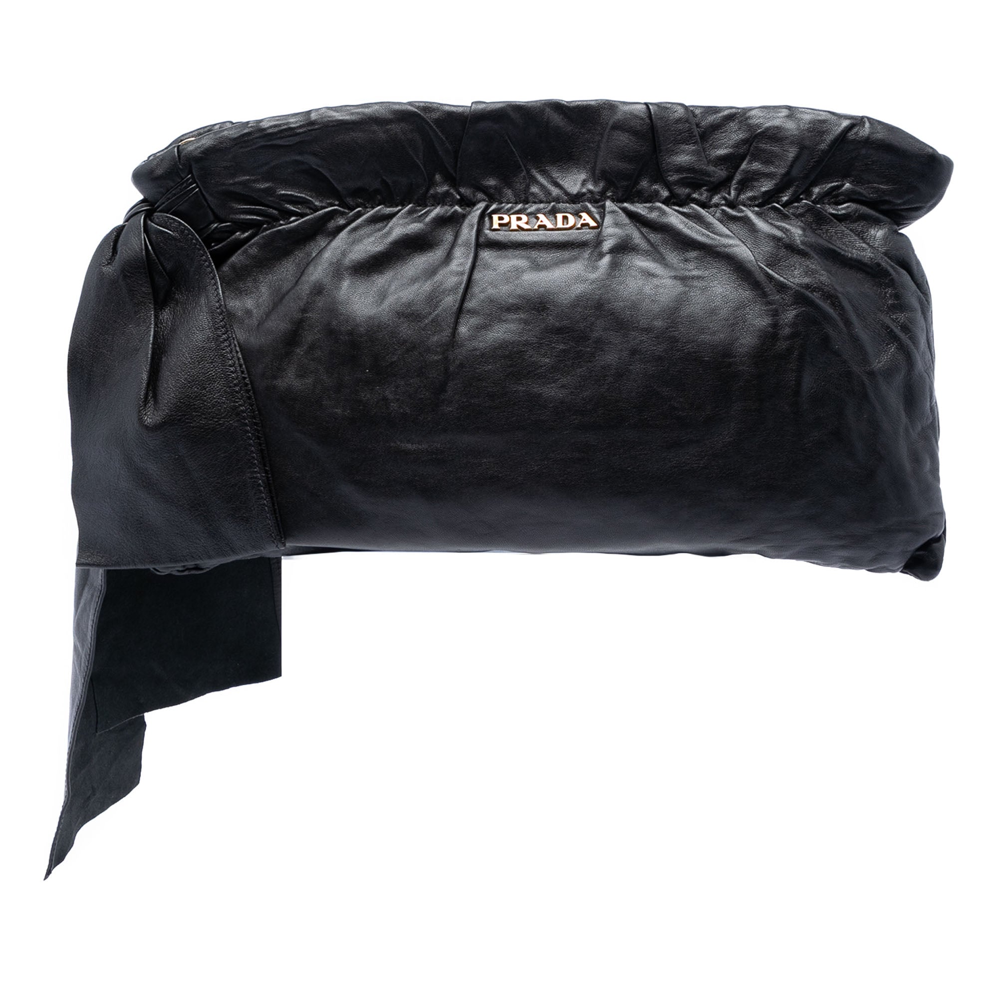Nappa Antique Bow Clutch