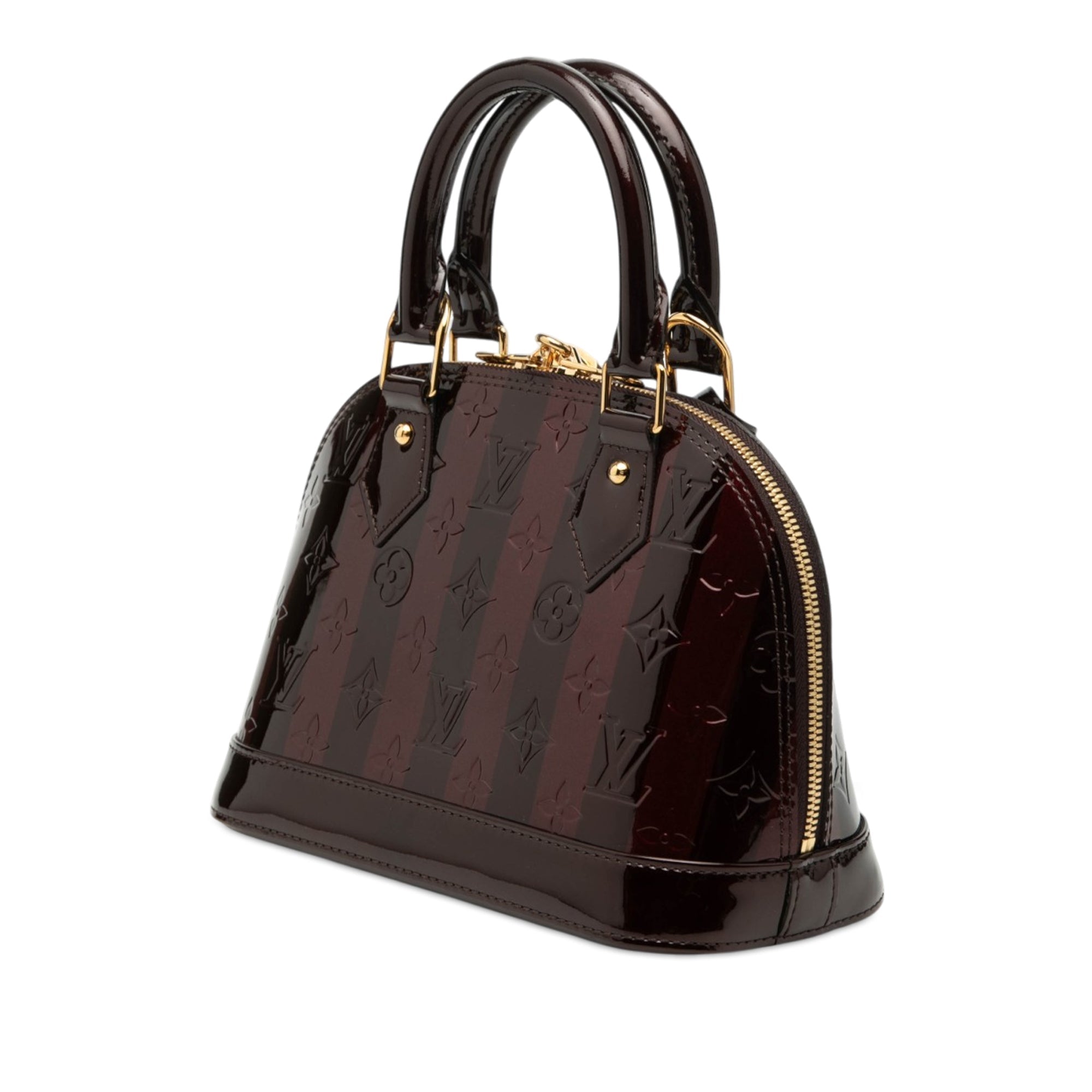 Monogram Rayures Vernis Alma BB