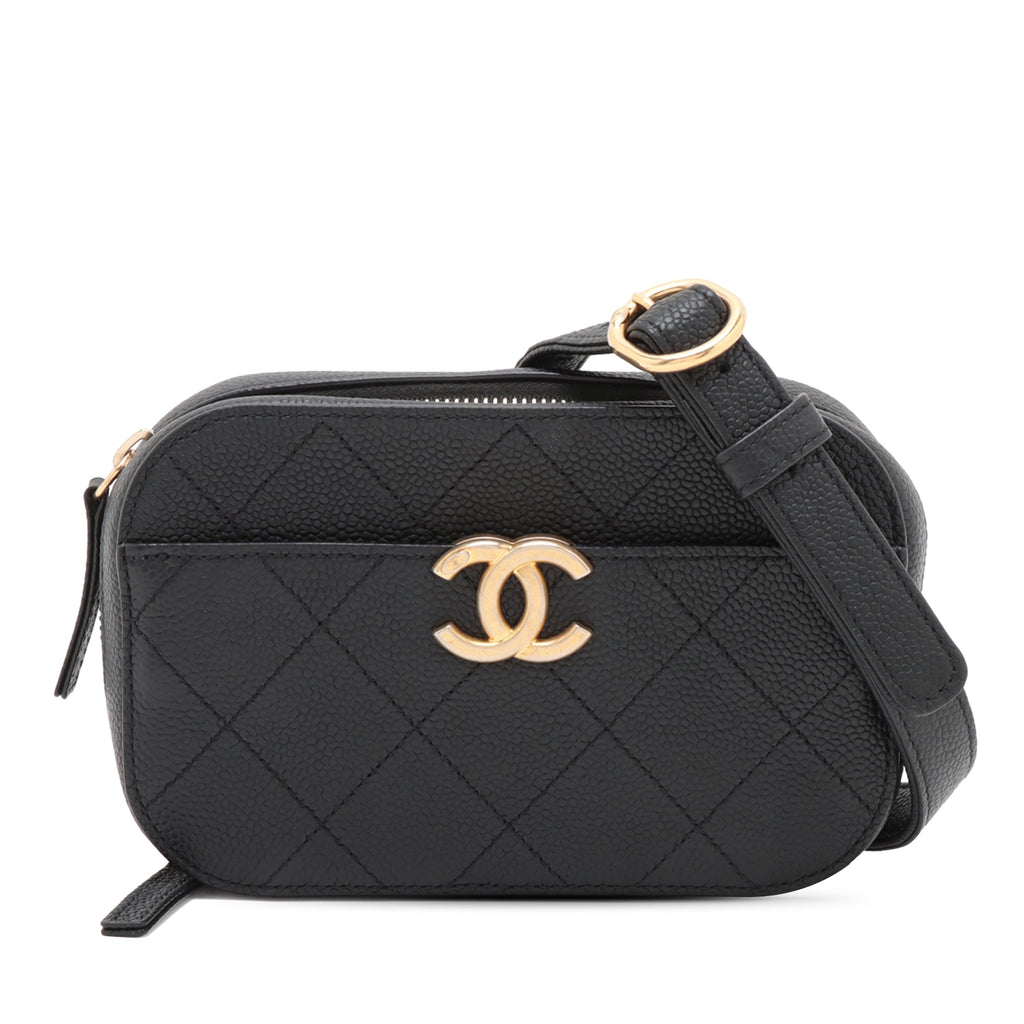 CC Stitched Caviar Chic Affinity Belt Bag