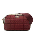 Small Quilted Mini GG Canvas and GG Supreme Double G Crossbody