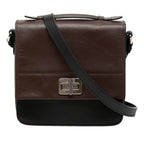 Bicolor City Calf Satchel