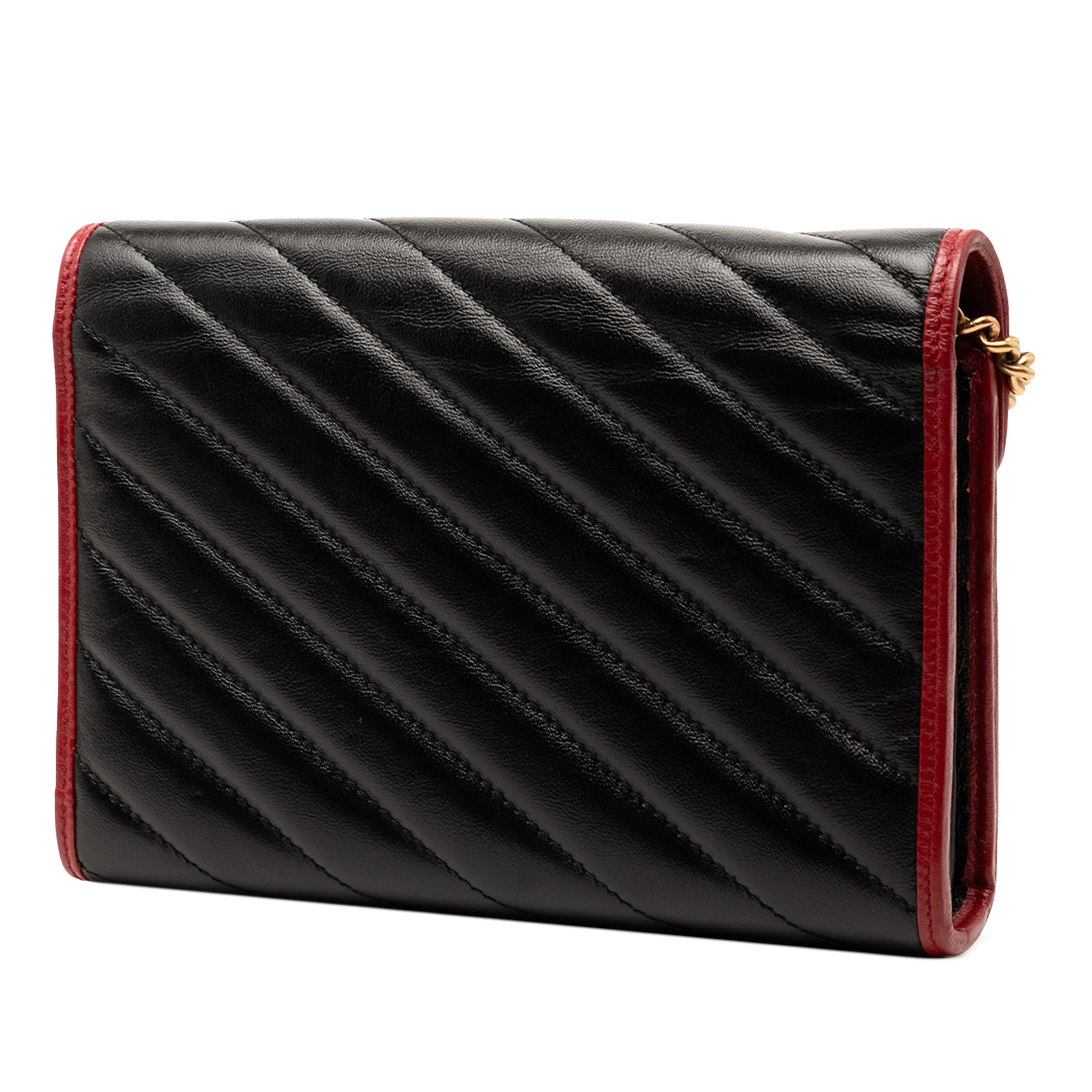 GG Marmont Matelasse Leather Torchon Wallet On Chain