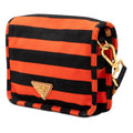 Canvas Canapa Righe Striped Messenger Bag