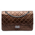Metallic Aged Calfskin Reissue 2.55 Single Flap 227