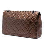 Metallic Aged Calfskin Reissue 2.55 Single Flap 227