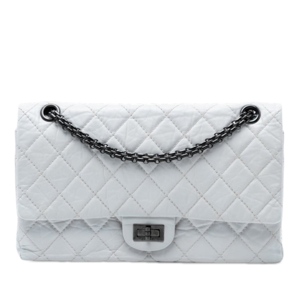 Quilted Aged Calfskin Reissue 2.55 Double Flap 225