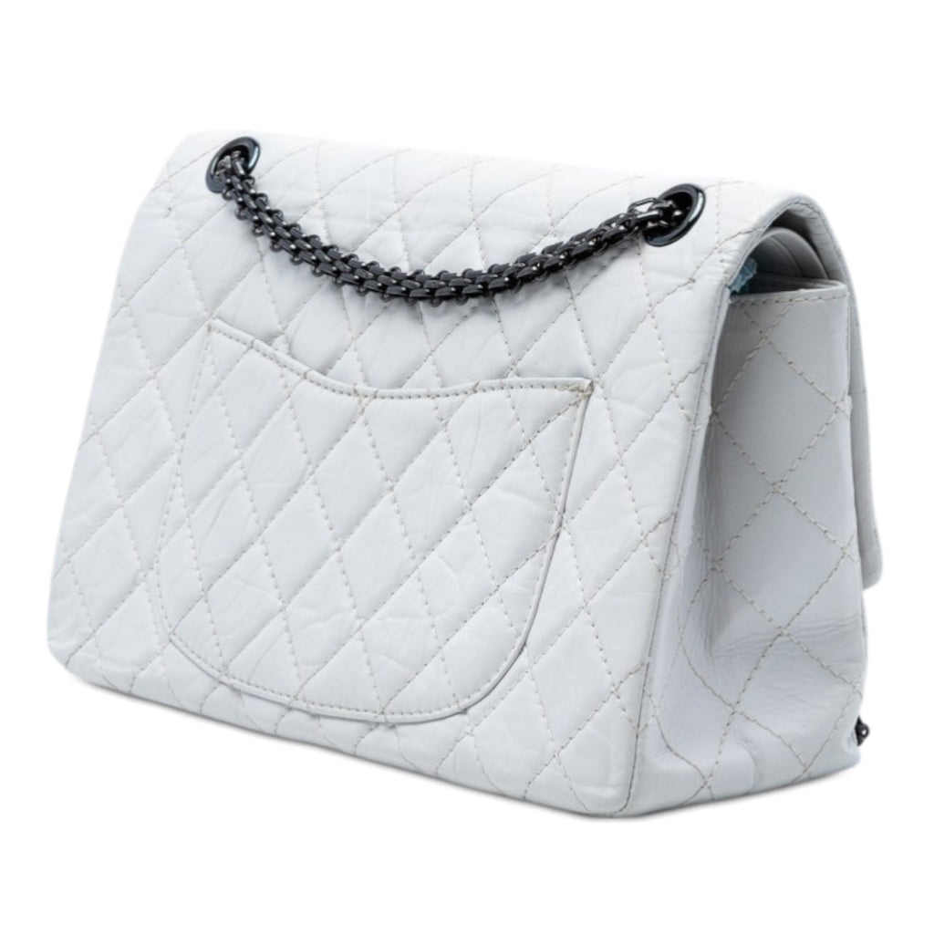 Quilted Aged Calfskin Reissue 2.55 Double Flap 225