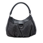 GG Denim Abbey D Ring Shoulder Bag