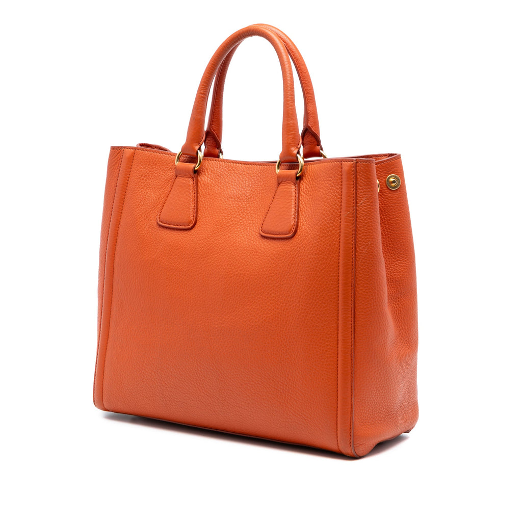 Vitello Daino Open Convertible Tote