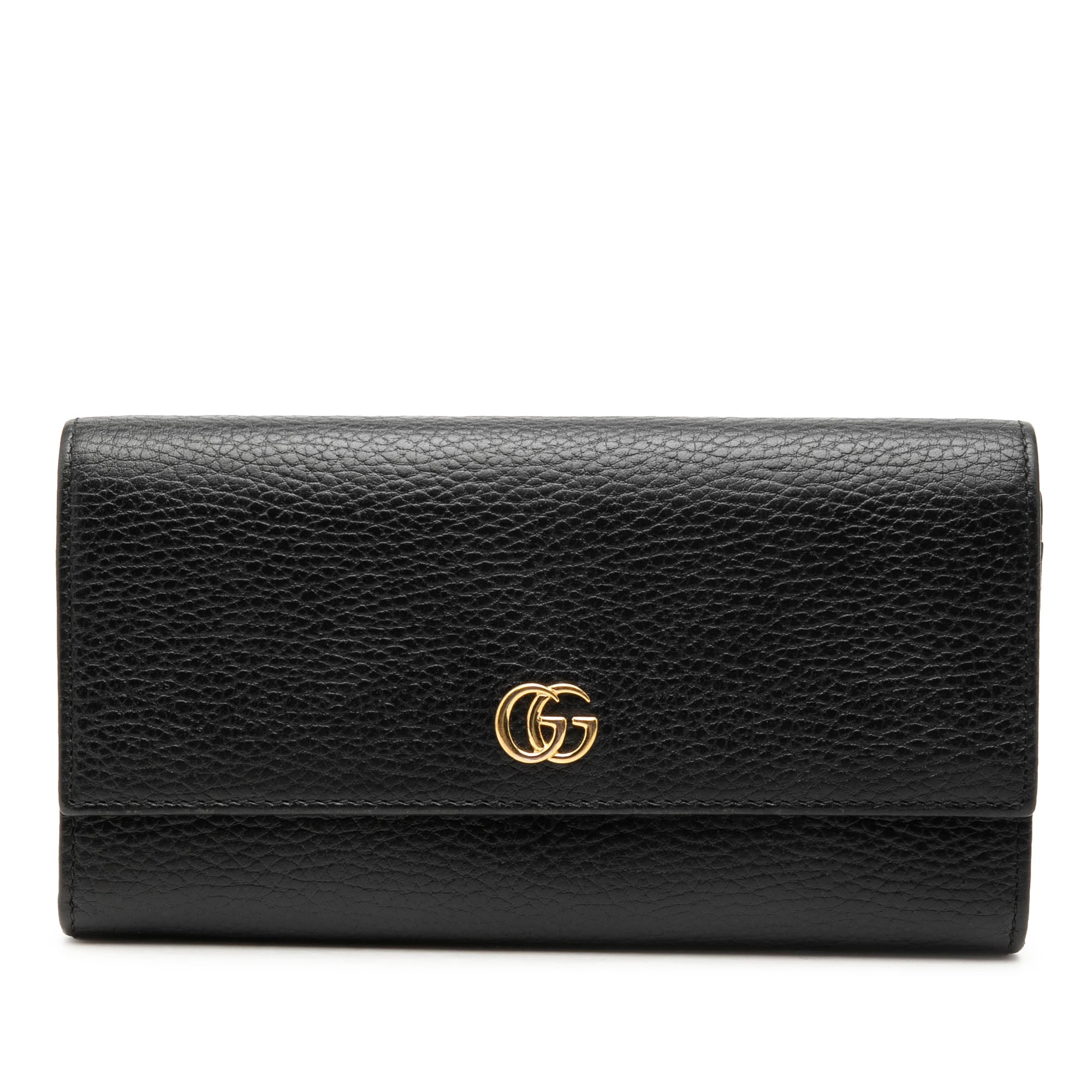 GG Marmont Continental Leather Long Wallet