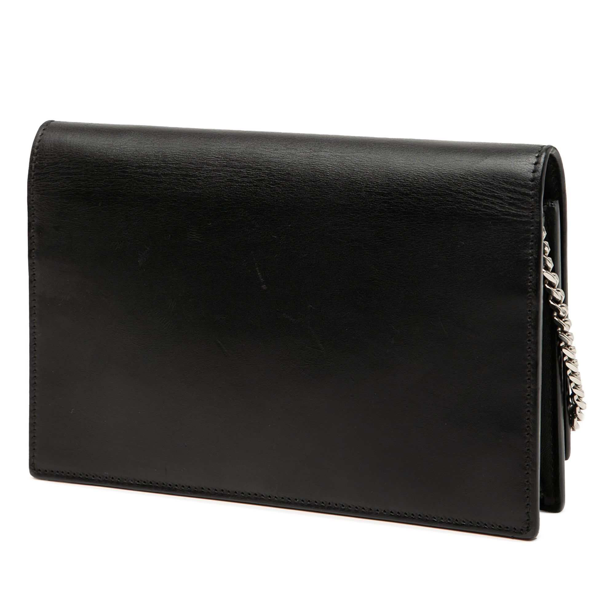 Calfskin Cloud Star Applique Classic Monogram Kate Tassel Wallet on Chain