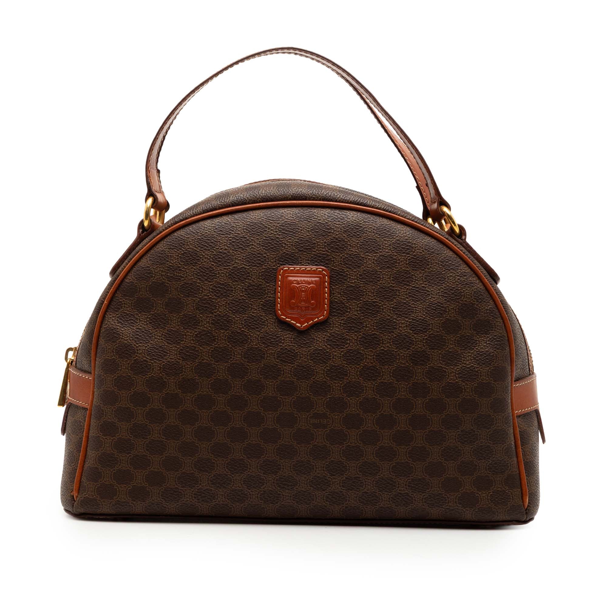 Macadam Coated Canvas Handbag