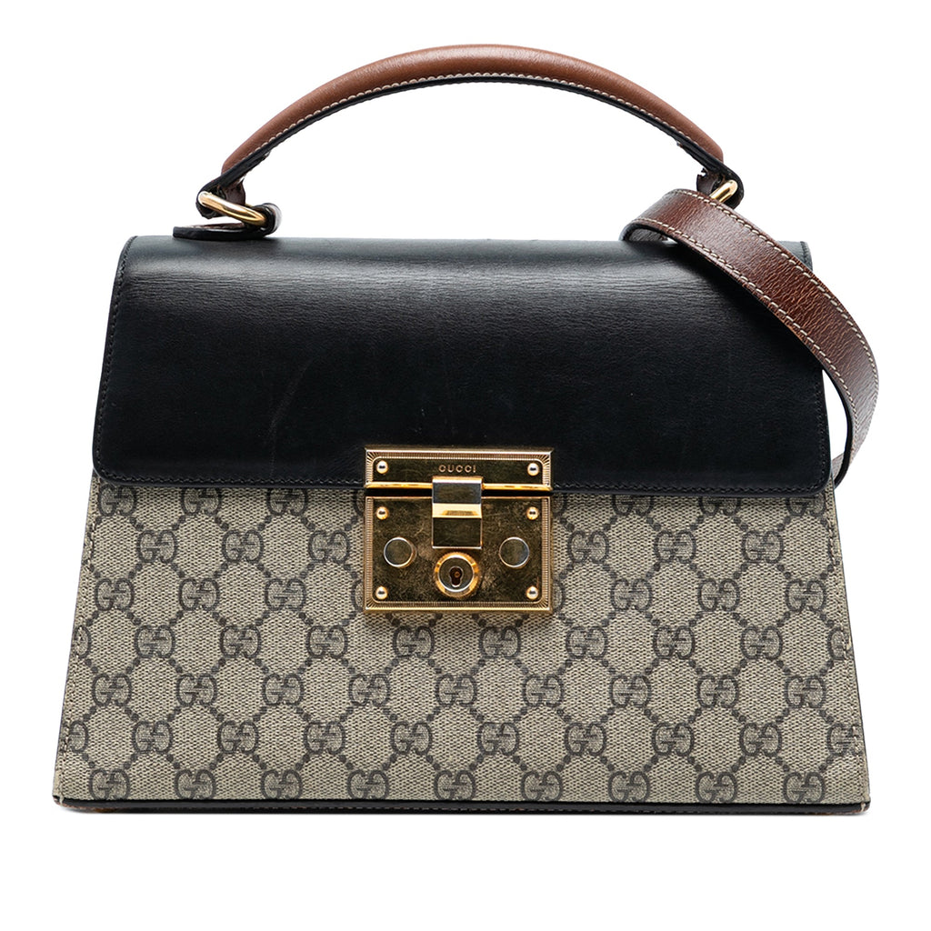 Small GG Supreme Padlock Satchel
