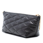 Mini Quilted Lambskin Sade Shoulder Bag