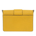 Micro Leather Flat Baguette Crossbody