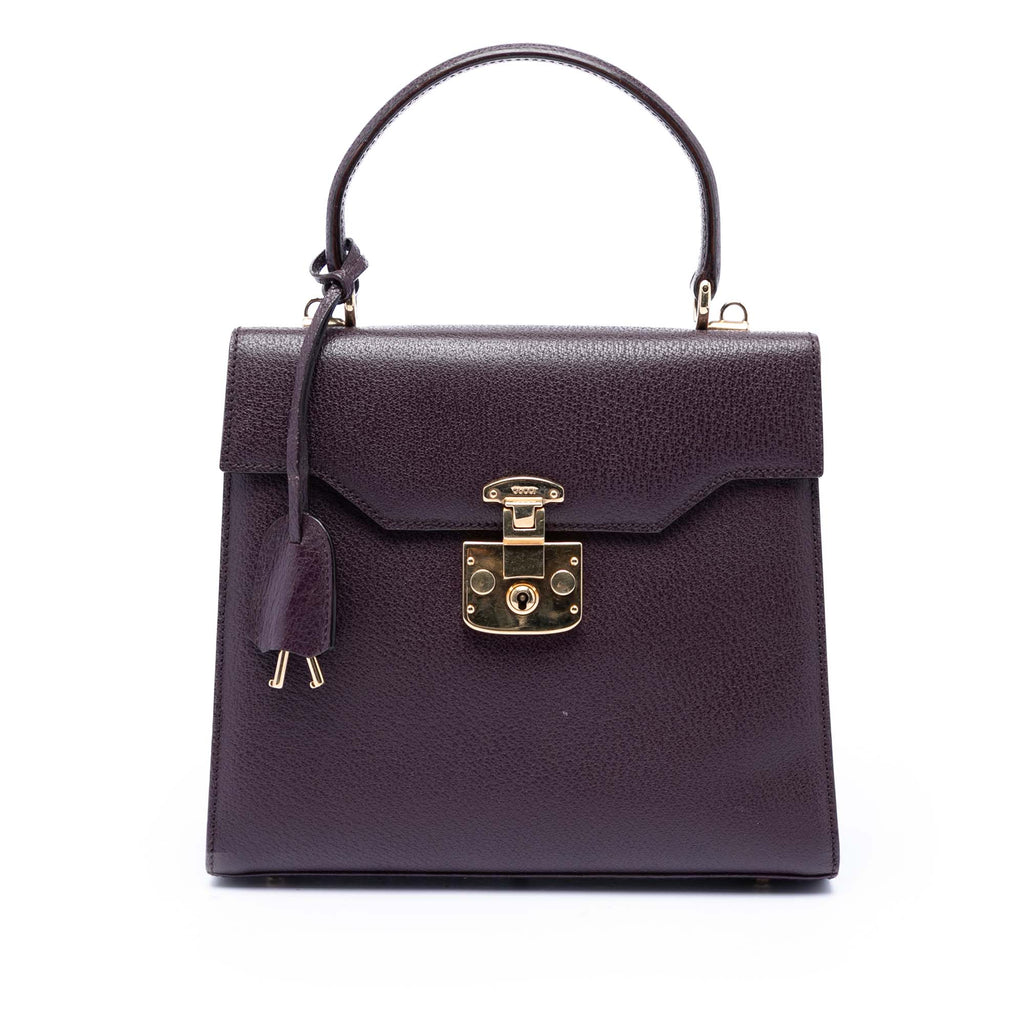 Calfskin Lady Lock Satchel