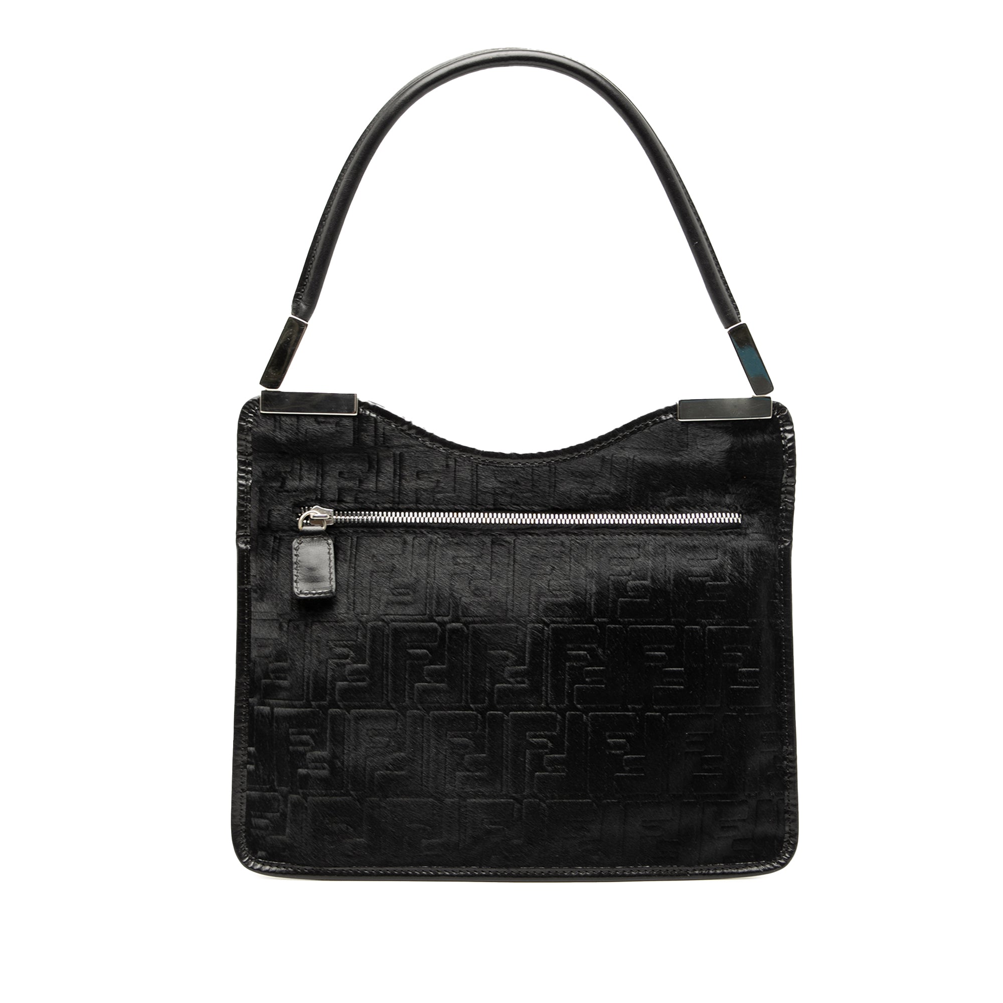 Zucca Pony Hair Shoulder Bag