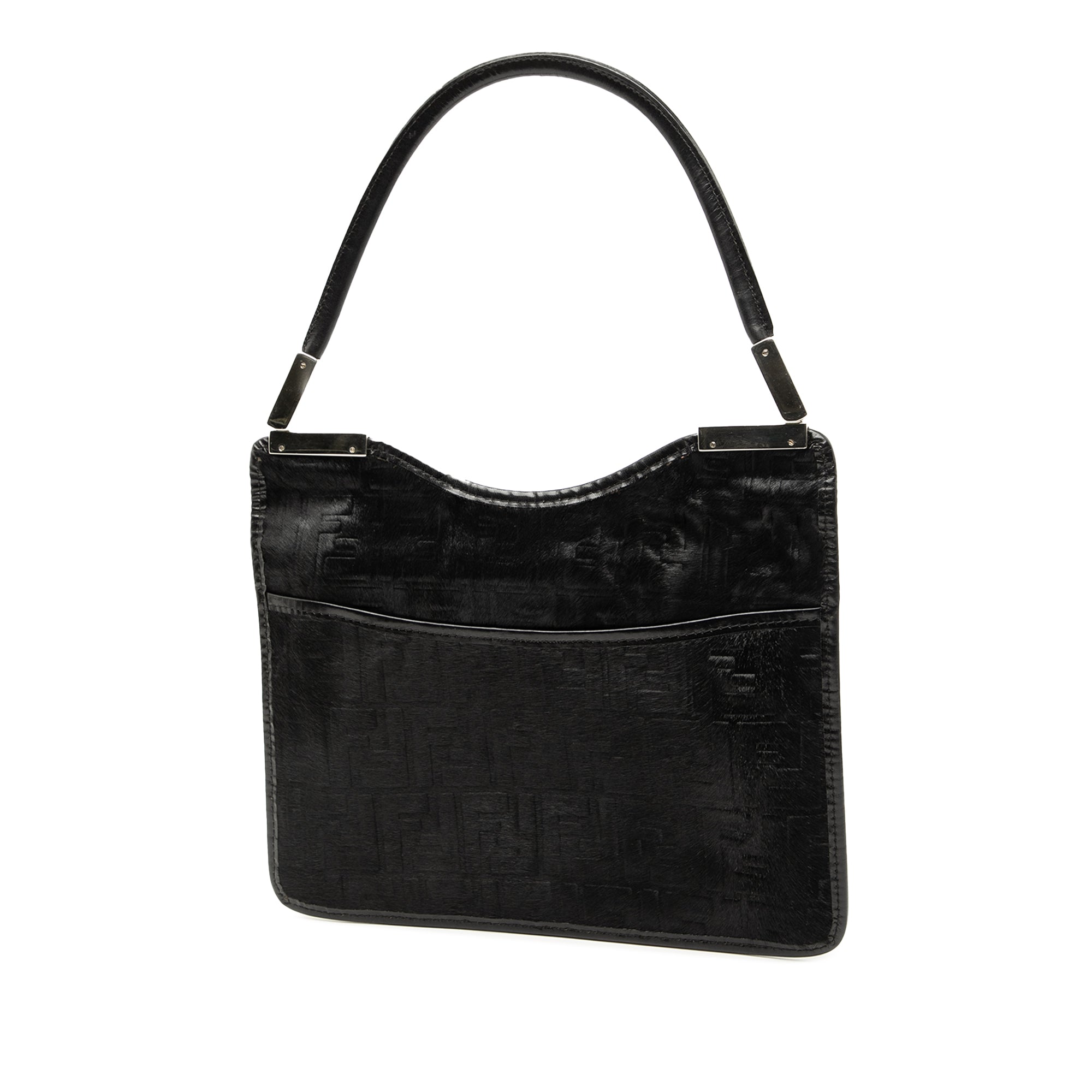 Zucca Pony Hair Shoulder Bag