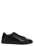 Tod's Leather Low-Top Sneaker — Black