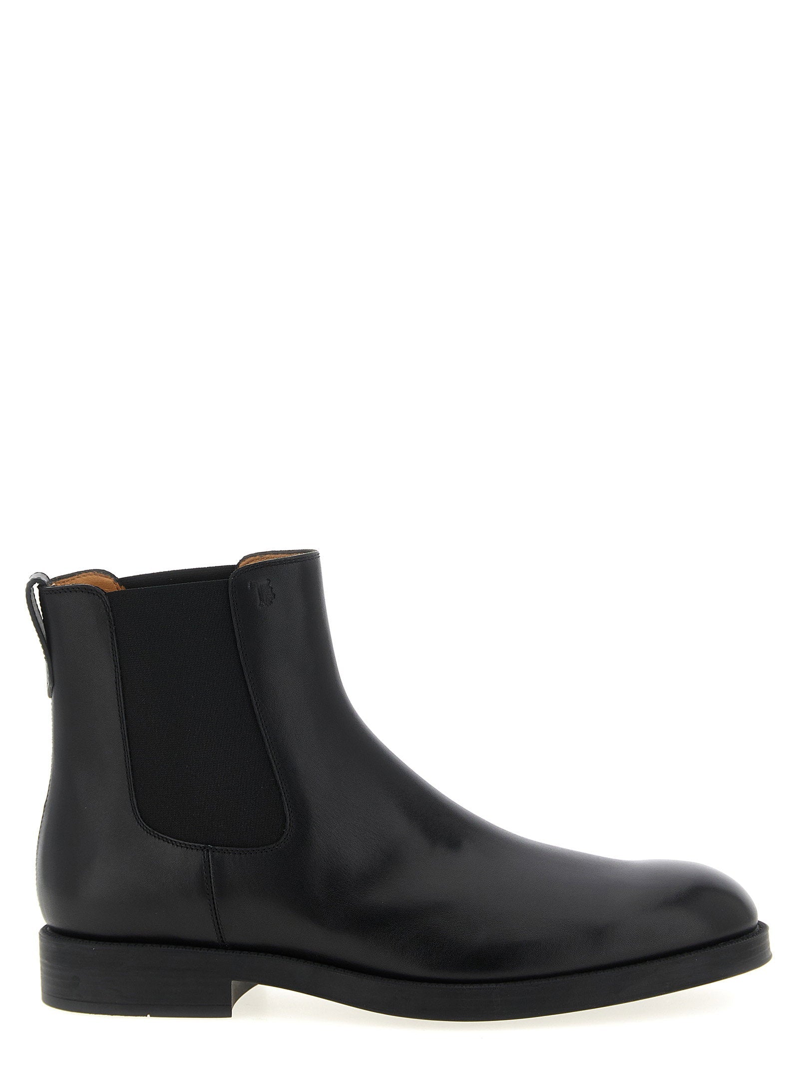 Botines Chelsea de cuero Tod's — Negros