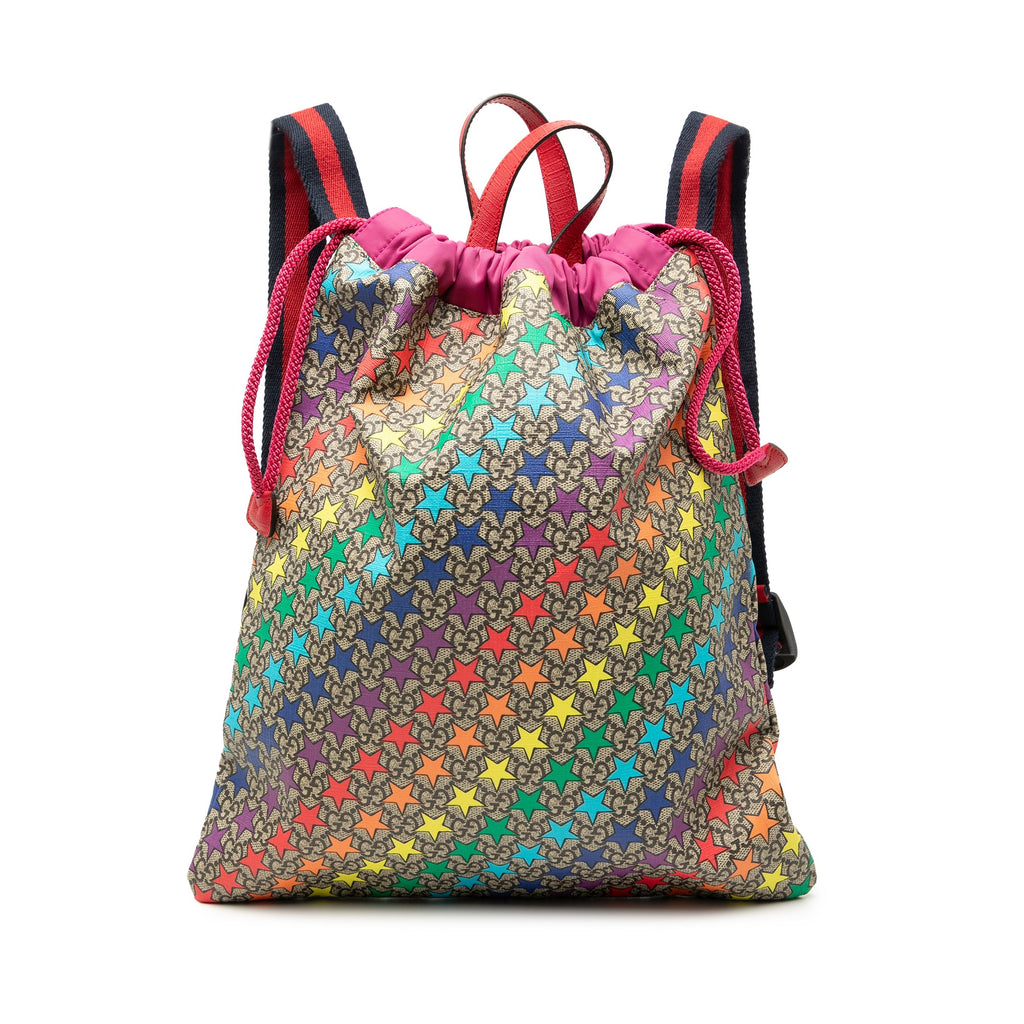 GG Supreme Web Star Print Childrens Backpack