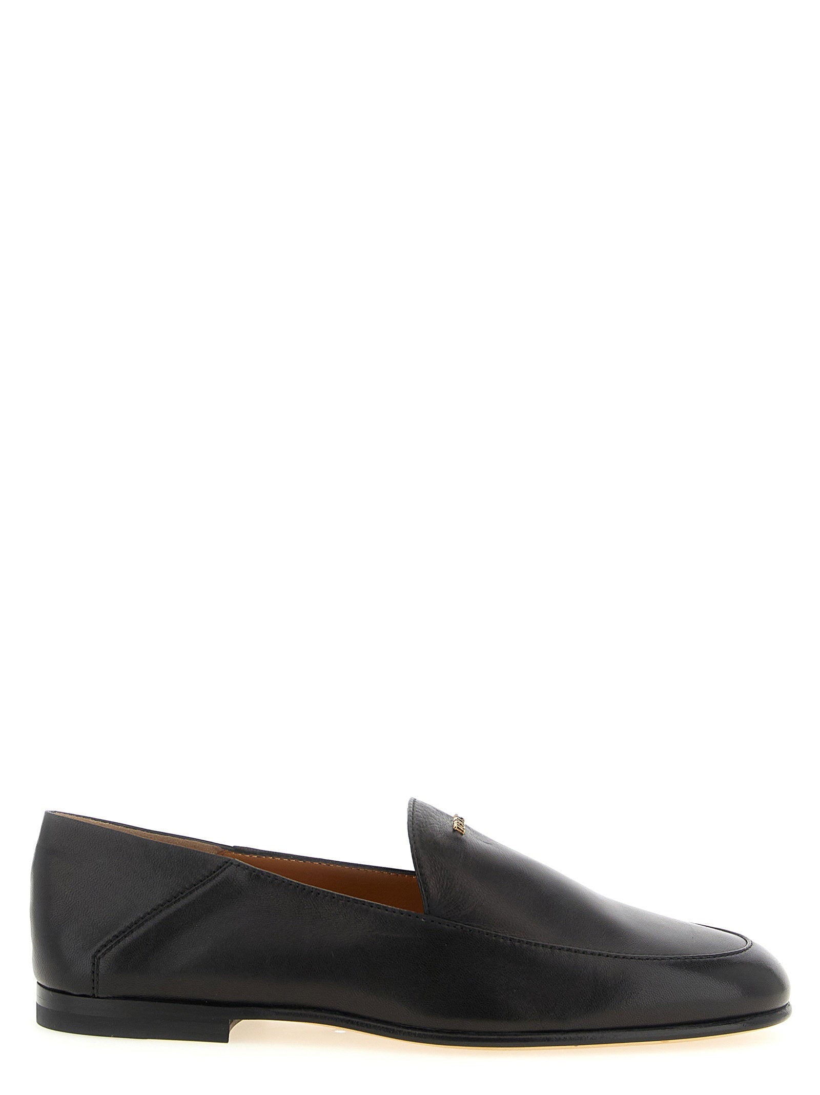 Tod's Foldable-Heel Nappa Leather Loafer — Black