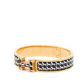 Narrow Enamel Cheval Pixel Clic H Bracelet PM