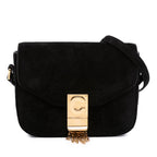 Small Suede Pampille C Bag