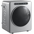 5kg Compact Vented Tumble Dryer with Stainless Steel Tub, 6 Heat Settings & Timer — Silver