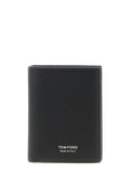 Tom Ford Grain Leather Card Case — Black