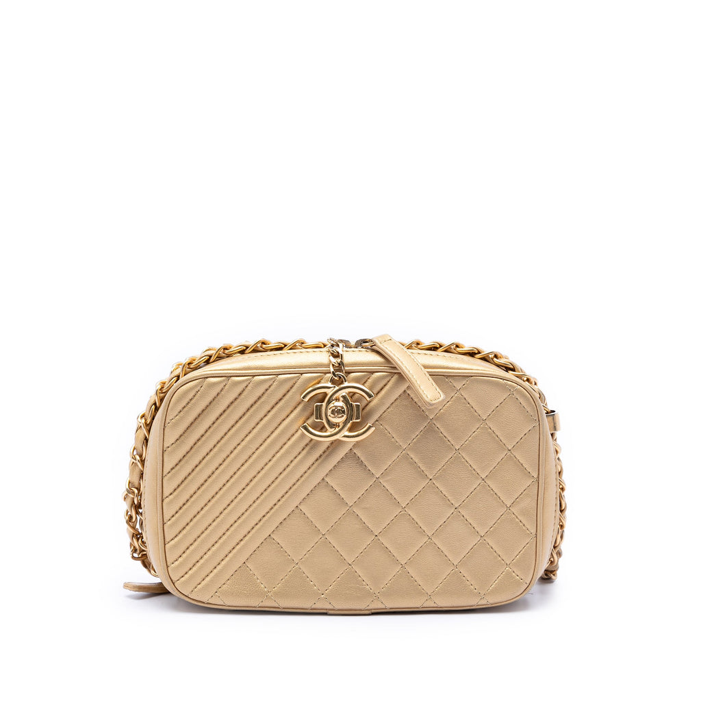 Small Quilted Lambskin Coco Boy Camera Bag