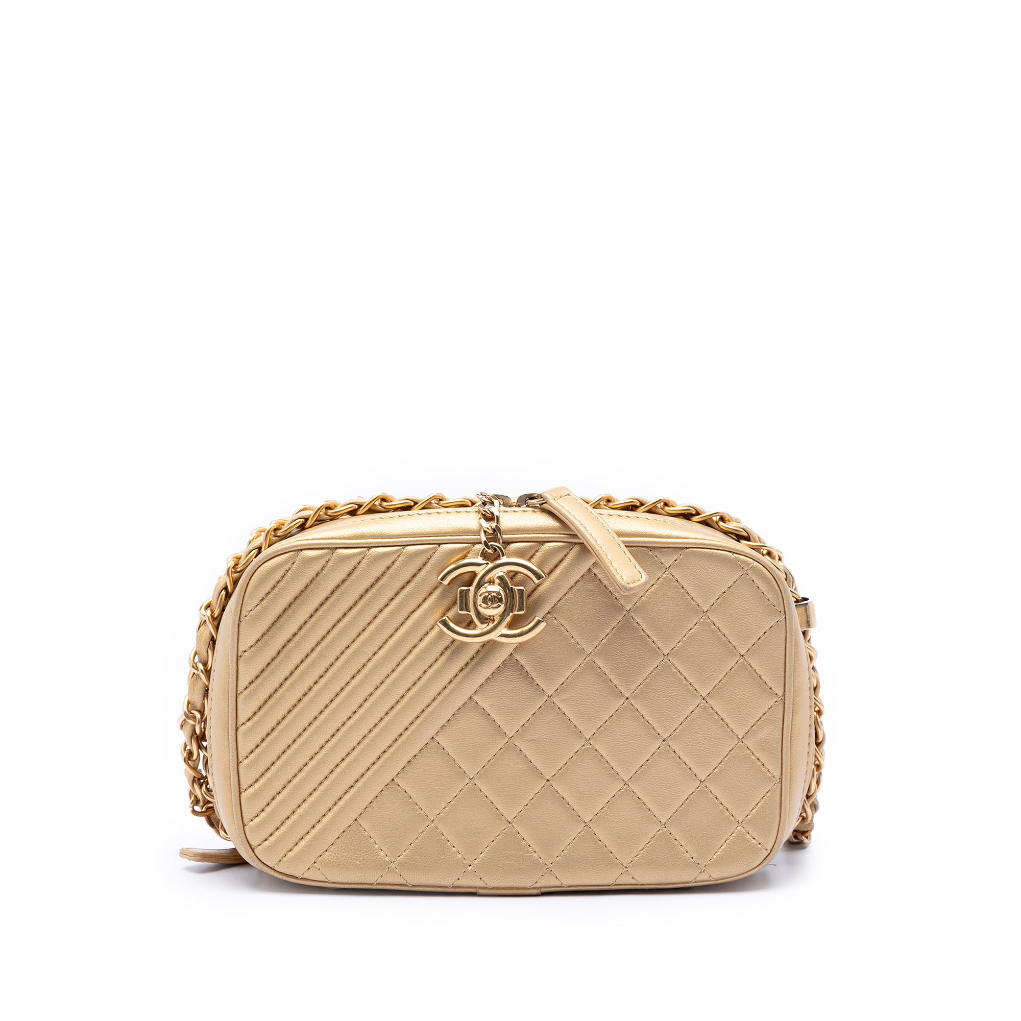 Small Quilted Lambskin Coco Boy Camera Bag