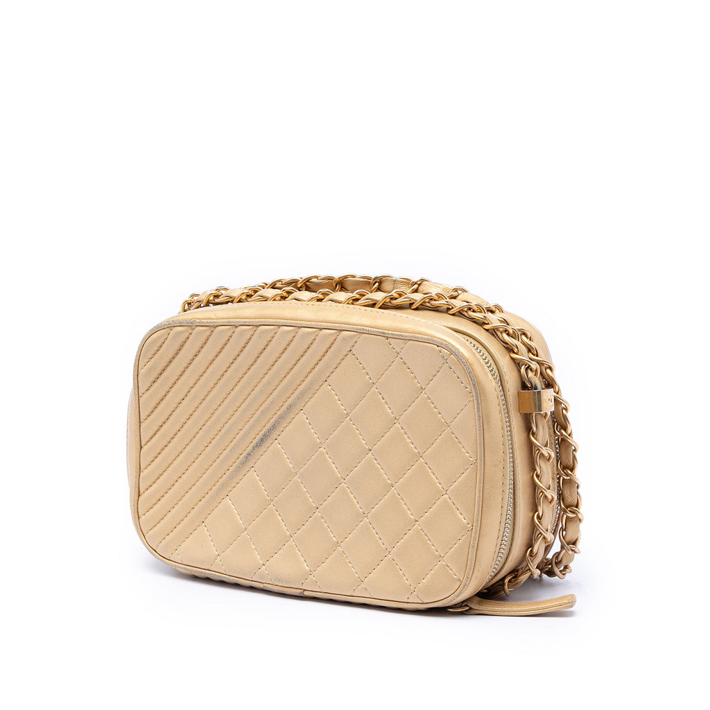 Small Quilted Lambskin Coco Boy Camera Bag