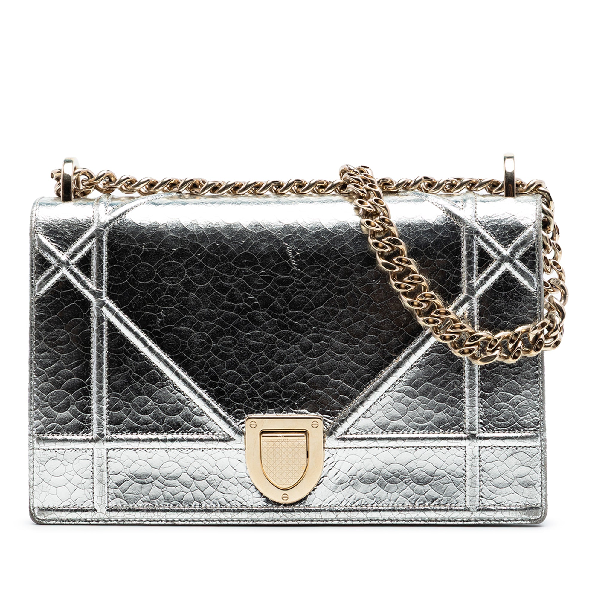 Medium Metallic Crackled Deerskin Diorama Flap