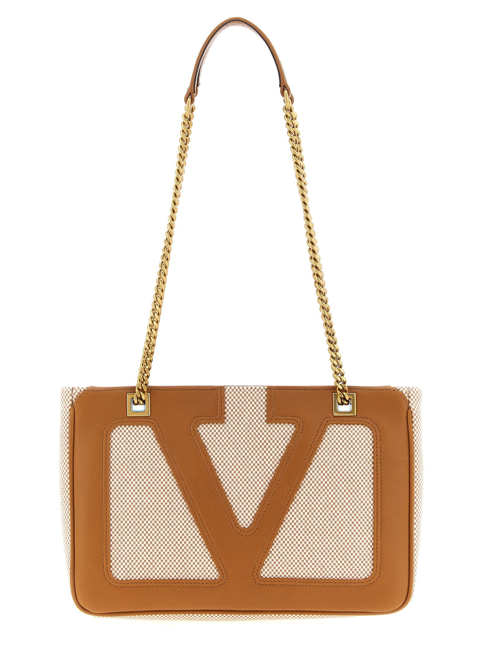 Valentino Garavani Viva Superstar Shoulder Bag — Brown