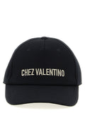 Valentino Garavani Logo-Embroidered Cotton Baseball Cap — Black