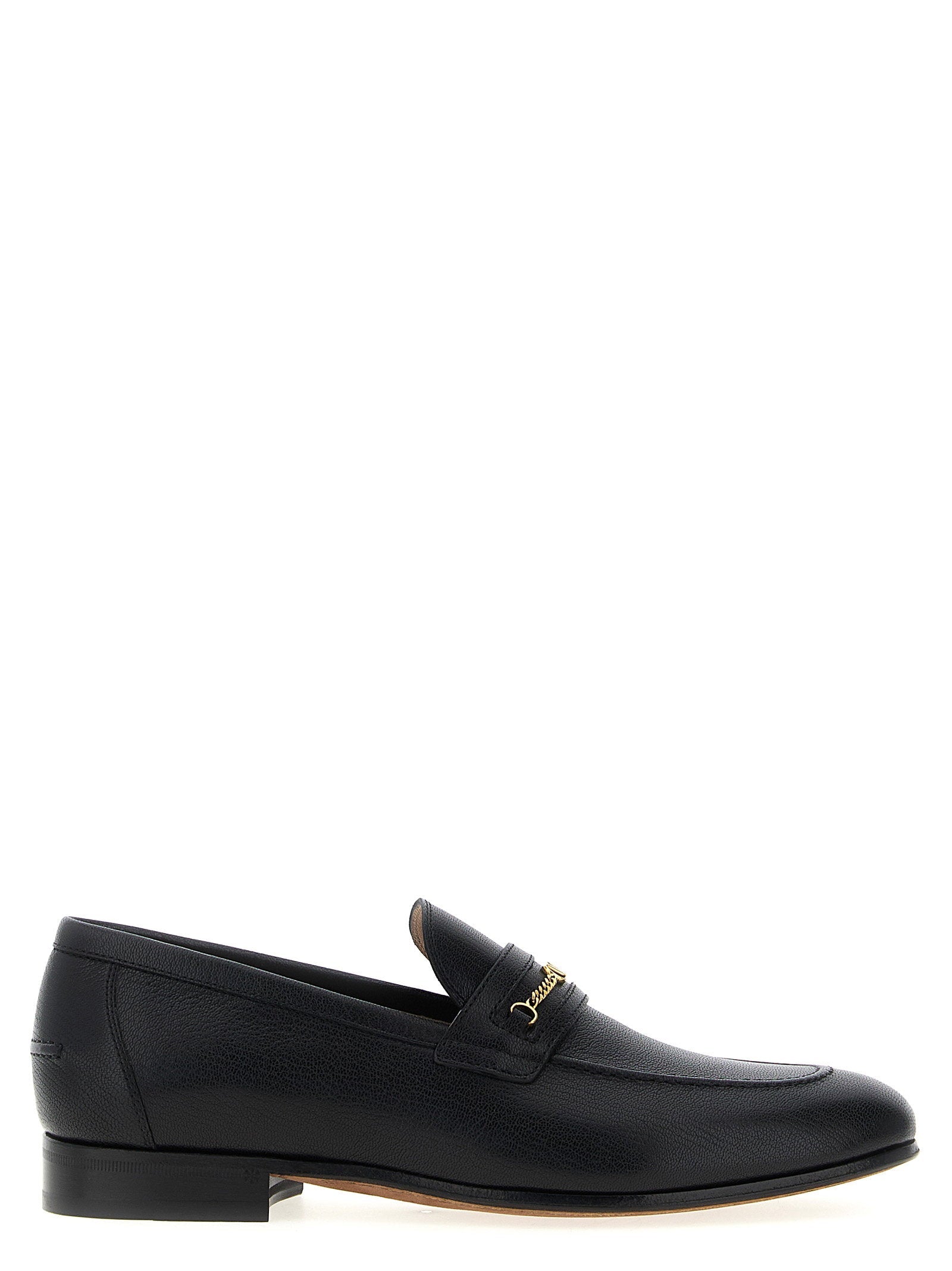 Valentino Garavani Leather Loafer — Black
