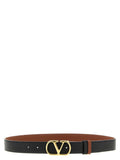 Valentino Garavani VLogo Reversible Belt — black