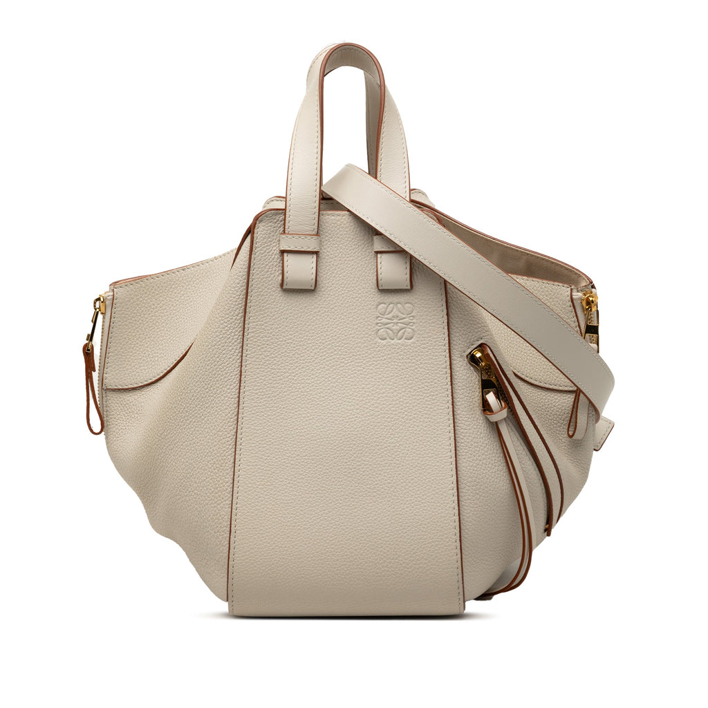 Medium Grained Calfskin Hammock Satchel