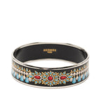 Wide Printed Enamel Bangle 70