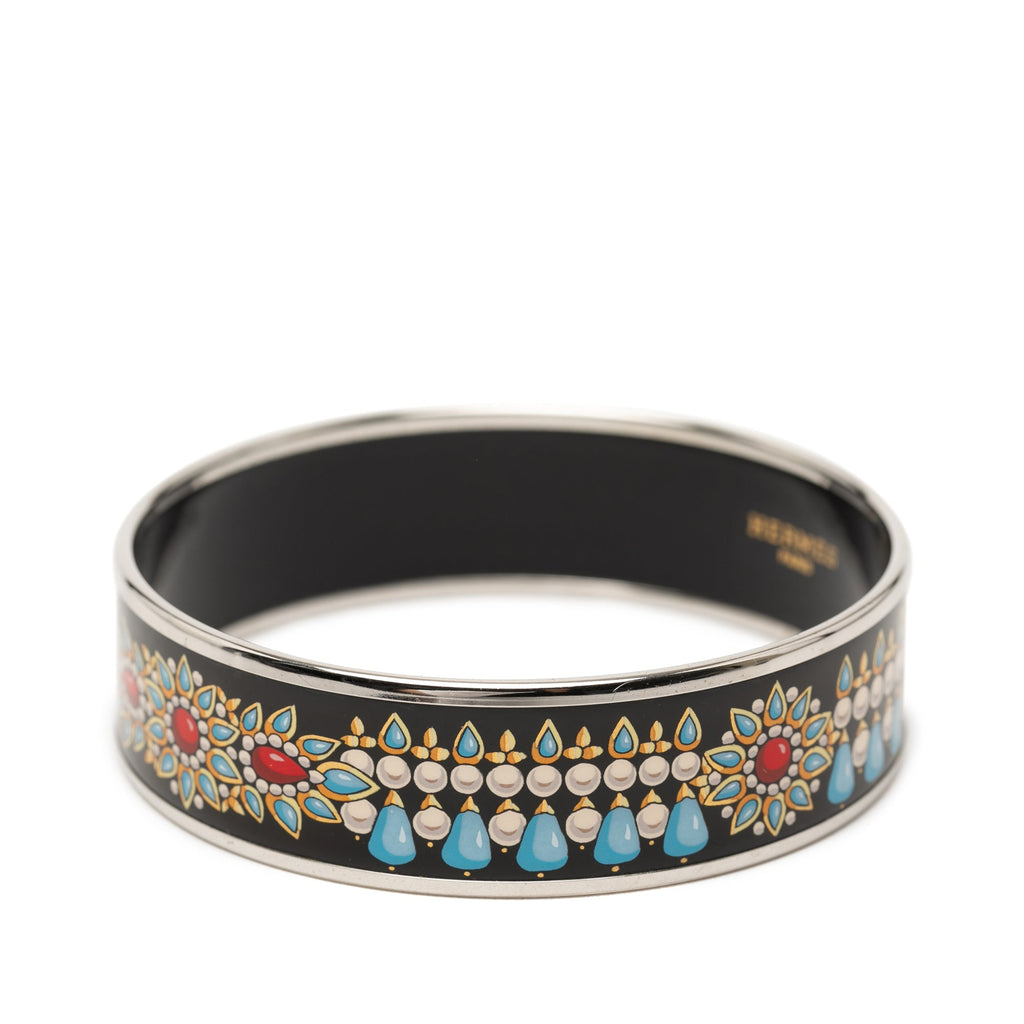 Wide Printed Enamel Bangle 70